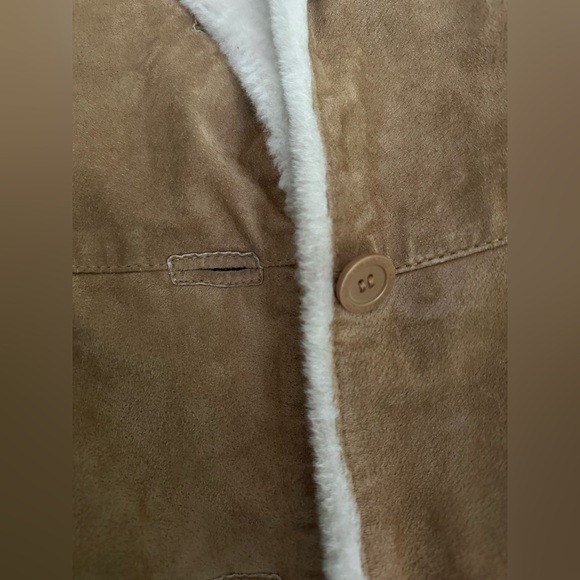 Adler Collection Vintage Shearling Lined Leather Jacket - S - Picture 4 of 15